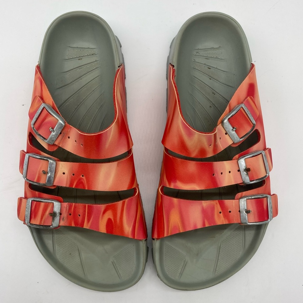 Birki’s Orange Tie Dye Sandals - Picture 5 of 9